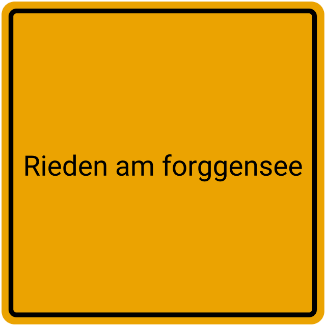 Meldebestätigung Rieden am Forggensee